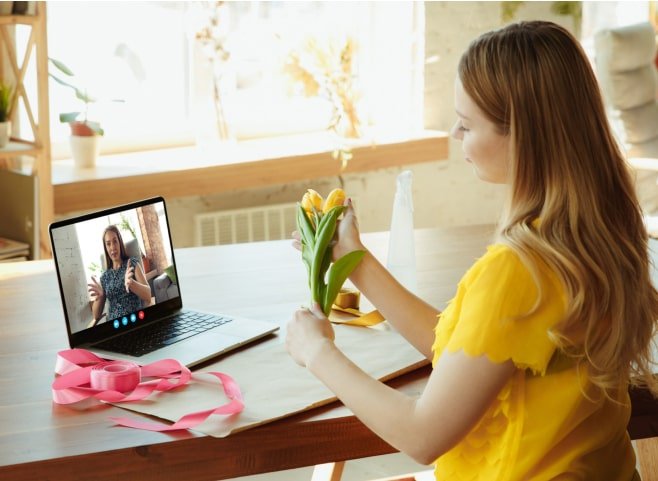 Student learning online